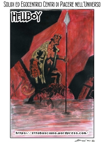 Hellboy Illustration acquerello